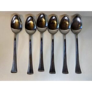 Van Cortland (Stainless) Barclay Geneve Japan Set of 6 Teaspoons